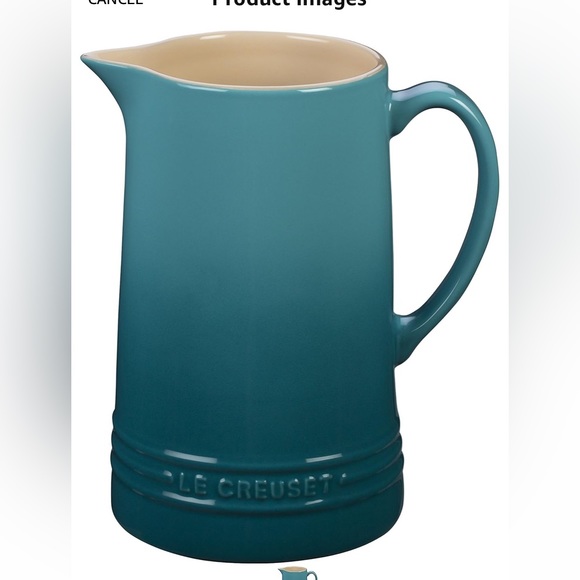 Le Creuset Other - Le Creuset, stoneware pitcher, new, never used.